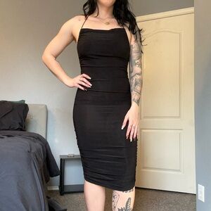 Better Be Strapless Black Dress